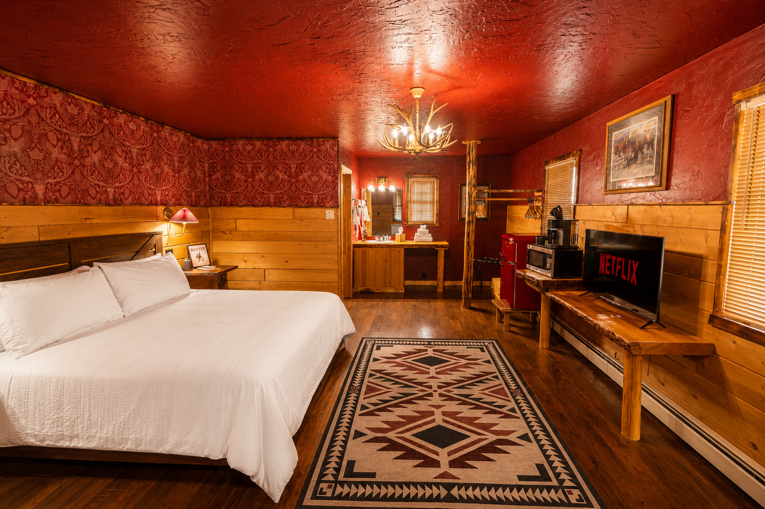 Cowboy King Room at The Amoretti Hotel
